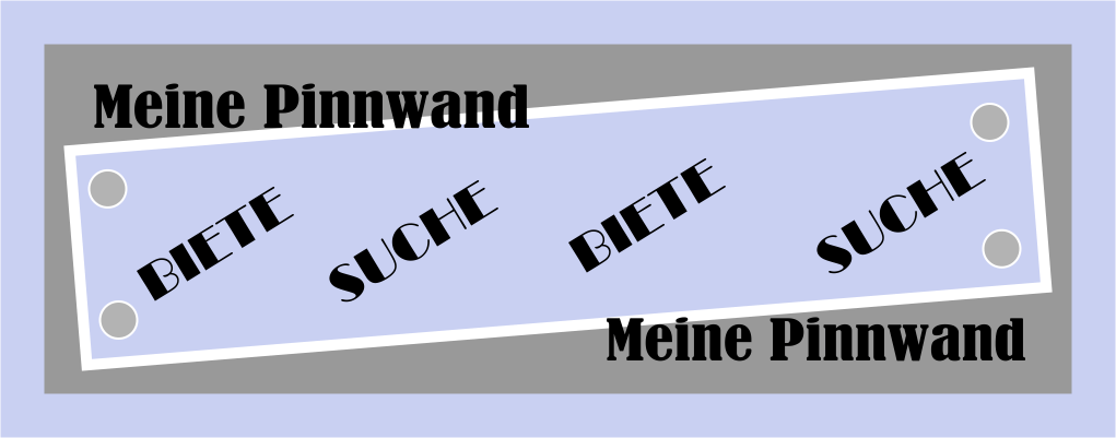 Pinnwandbanner